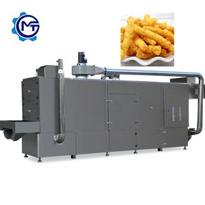 High Capacity Electric Motor Food Extruder <b>Snack</b> Coating Machine for Kurkure Cheetos Nik Naks <b>Corn</b> Curls-SUS 304 Stainless Steel - Product Image 3