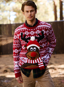 <strong>Cheap</strong> <strong>Christmas</strong> Sweater Cotton - 2026 Trend Organic Cotton Knit for Adults &amp; Wholesale <strong>Jumpers</strong> - Product Image 2
