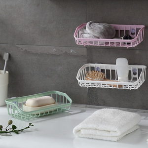 Kitchen Sink Storage Rack Suction Mounted <b>Rectangular</b> 50X30CM Durable Drain <b>Basket</b> For Bathroom Kitchen - Product Image 5