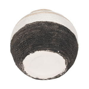Vaso in Ceramica Texturizzata a Strisce, Vaso Decorativo Moderno per Soggiorno, Camera da Letto e Arredamento Casa - Product Image 6