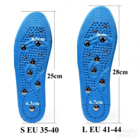 Semelles magnétiques absorbantes pour talons, soutien de la voûte plantaire, thérapie magnétique, coussinets antichoc, confort pour la marche et le sport