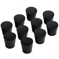Bouchon en caoutchouc conique en silicone pleine grandeur pour l'étanchéité industrielle de pièces moulées et coupées à la taille prévue, composé d'EPDM et de NBR