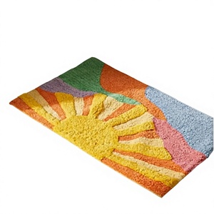 Assurance de qualité de luxe chaud pur coton fait tapis de bain tufté avec long tapis de sol de salle de bain durable prix de gros par ITHL - Product Image 1