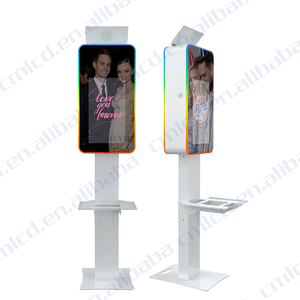 Photomaton à vendre ou à <span class=keywords><strong>louer</strong></span>, station de selfie, photomaton avec appareil <span class=keywords><strong>photo</strong></span> reflex numérique et flash Godox E250 intégré - Product Image 5