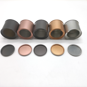 Caja de té redonda, lata con papel de aluminio sellado, conservación de embalaje - Product Image 5