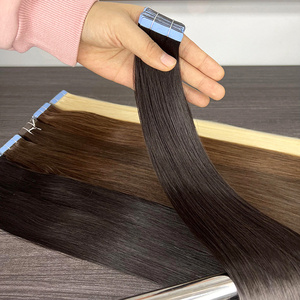 Estensioni di Capelli Umani Vergini Remy 100% all'Ingrosso per Rivendita, Estensioni di Capelli con Nastro Adesivo di Lunga Durata - Product Image 3