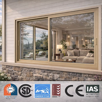 Fenêtre à battant en aluminium sur mesure pour maison moderne, fenêtre de villa insonorisée et écoénergétique