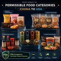 Expédition DDP Firebird Sea aux États-Unis depuis Shenzhen, service de livraison à domicile de collations, boissons, bonbons, marchandises, taxes payées