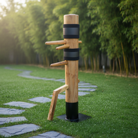 Prix de gros d'usine Mannequin en bois peint pour Wing Chun