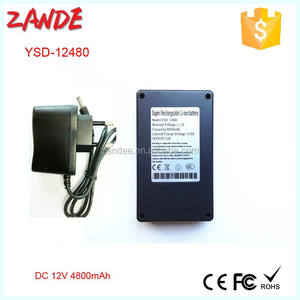 แบตเตอรี่ลิเธียมไอออนแบบพกพา YSD-12480 ขนาด 12V 4800mah สำหรับเครื่องขยายสัญญาณ WIFI และกล้องวงจรปิด - Product Image 2