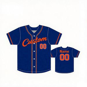 Maillot de baseball personnalisé pour adulte, respirant, grande taille, impression personnalisée par sublimation, vente en gros - Product Image 5