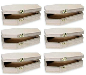 Небольшие гробы из необработанного дерева, гробы 6 дюймов - Product Image 3