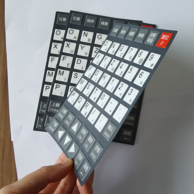 Custom Made Embossed Led Module Matrix Custom on Off Membrane Switch Keyboard