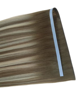 <span class=keywords><strong>Nouvelle</strong></span> Conception 2025 – Vente en Gros Usine – Cheveux Vierges Teints Super Double Drawn Balayage Blond Clair Couleur Plage – Volume Double Couche - Product Image 4