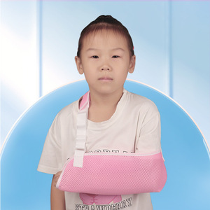 KS Soporte para antebrazo para niños, malla rosa, soporte transpirable para protección de lesiones en el brazo, diseño ligero, ajuste cómodo - Product Image 3