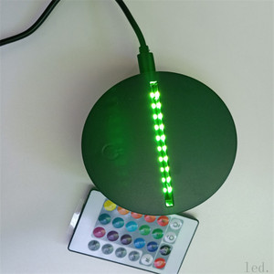 Dinosaur 3D LED Illusion Night Light 7 Color <strong>Change</strong> Touch Base USB Cable Mood Desk <strong>Table</strong> Lamp Birthday Christmas Party Gift - Product Image 3