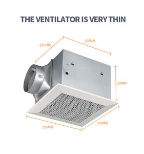 Ventilador de Techo Metálico <span class=keywords><strong>para</strong></span> Baño Pequeño, Extractor de Aire Doméstico <span class=keywords><strong>para</strong></span> Hogar - Product Image 6