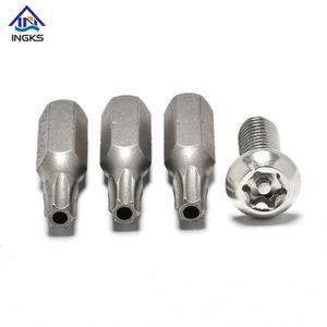 工場供給INGKSスチール改ざん防止セキュリティトルクスピンネジ用6ポイントトルクスドライバービット - Product Image 4