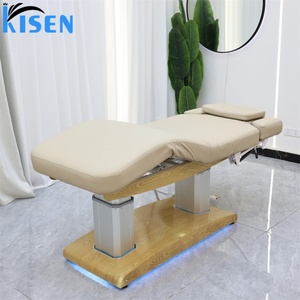 KISEN Luxurious Beauty Shop Spa Facial Chair <b>Bed</b> Adjustable <b>Reclining</b> Beauty <b>Bed</b> Japanese Salon Spa Furniture - Product Image 1