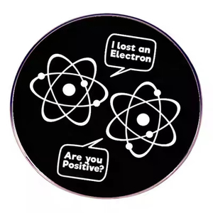 Broche personnalisée style classique, ton de couleur anglais, avec <span class=keywords><strong>phrase</strong></span> courte, modèle PER 044, style Love, plaqué nickel noir, imprimée en typographie - Product Image 4