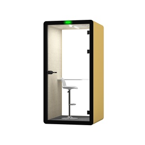 Geluidsdichte kapselruimte, op maat gemaakte akoestische stille kantoorcabine met bank en bureau voor kantoor - Product Image 1