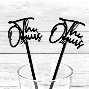 Offre Spéciale : Agitateurs à Boissons Personnalisés avec Nom – Idéal pour Mariages, Fêtes Prénuptiales, Décoration de Table Fête des Mères - Product Image 3