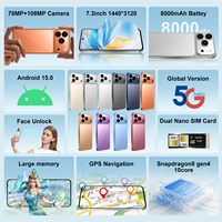 Nouveau Téléphone 2026 18 Pro Max Vente en Gros Android 15 Smartphone Déverrouillage Facial 5G FHD 16 Go+1 To Téléphone Portable