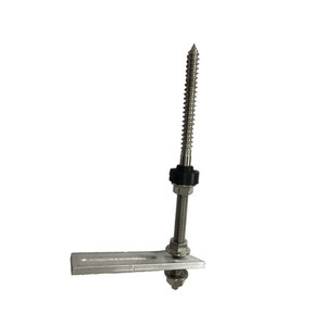 Boulon d'ancrage métrique en acier 12 mm, zingué, filetage grossier, classe 8.8, tête hexagonale - Product Image 5