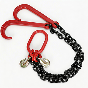 Cadena de Transporte de Doble Brazo Grado G70 con Ganchos T/J y Ganchos de Fundición para Sujeción de Carga en Remolques de Camiones - Product Image 2