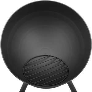 Brasero en acier certifié de bois de chauffage de grande cheminée de partie avec le gril de BBQ pour la partie de famille - Product Image 4