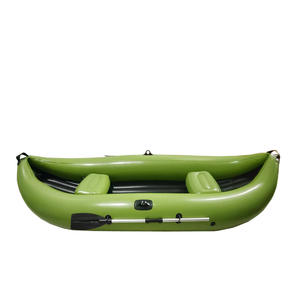 Kayak inflable plegable portátil, bote de plátano doble, canoa de goma gruesa para pesca y rafting - Product Image 3