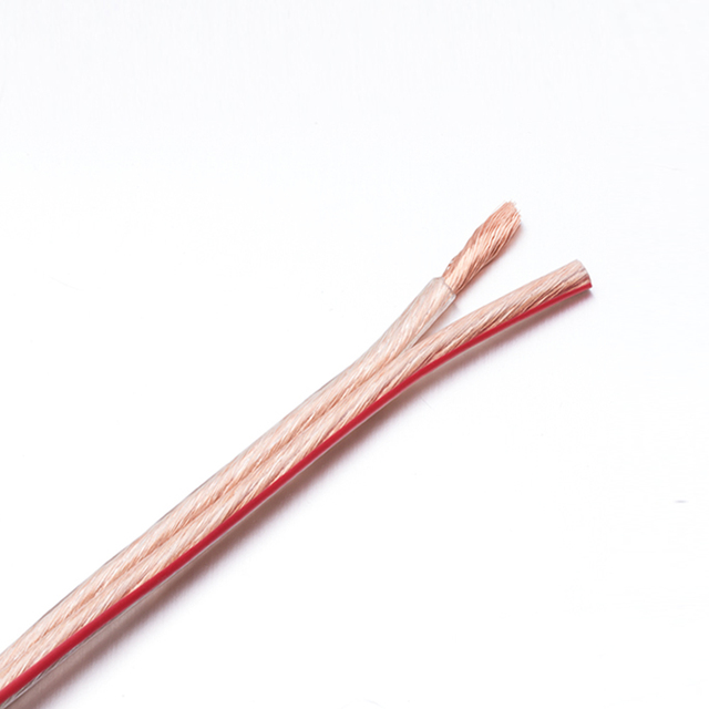 HOTION Stage/Cinema Concert Amplify Speaker Cable 0.35mm Transparent PVC/Nylon Copper RoHS Non-Shielded 70 Easy Stripping