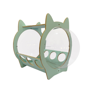 Abri pour animaux de compagnie en acrylique Artfulcosmos, design moderne transparent, pour exposition et publicité - Product Image 4