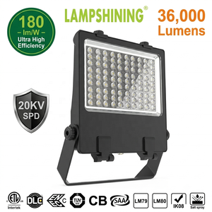 Faro LED 200W 180lm/W 36000lm DLC ETL IP66 per Parcheggi USA e Medio Oriente, Lampada per Stadi ad Alta Temperatura, Garanzia 5 Anni - Product Image 1