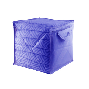 Sac de rangement PE à fermeture éclair durable personnalisé 30x30x30cm Sacs en plastique moyens étanches à l'humidité pour le stockage des vêtements - Product Image 2