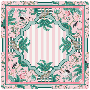 Tapis de Mahjong Premium La Dolce Vita, motif floral bleu, blanc et citron, en néoprène imperméable et antidérapant, idéal pour les soirées de <span class=keywords><strong>jeu</strong></span> sur le thème italien - Product Image 5
