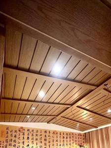 Componentes de revestimiento de grano de madera impermeables Panel de arco de aluminio Fascia de ventilación de lengüeta y ranura de cubierta para azulejos de techo - Product Image 2