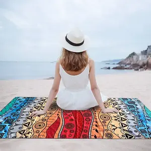 Бесплатная дизайнерская индивидуальная пляжная салфетка с логотипом животных, быстрая печать, Летний большой комплект пляжных полотенец из ультратонкого волокна