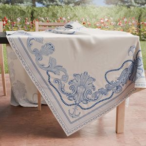 Modern Simple Printed Waterproof PVC <b>Tablecloth</b> Gold Silver Floral Design Oil-Resistant Anti-Wrinkle Nonwoven Home Restaurant - Product Image 5