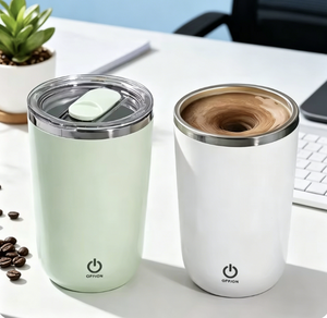 Individuelles Logo Kreativer Intelligenter Automatischer Mischbecher mit Elektrischem Milchmixer Edelstahl Kaffee-Mixer-Becher - Product Image 2