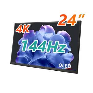 หน้าจอเล่นเกม<span class=keywords><strong>24</strong></span>นิ้ว144Hz <span class=keywords><strong>OLED</strong></span> 100% NTSC 4K 16:9หน้าจอ IPS เวลาตอบสนอง <8MS 1000:1 Contrast Ratio แบบพกพาแล็ปท็อป - Product Image 1