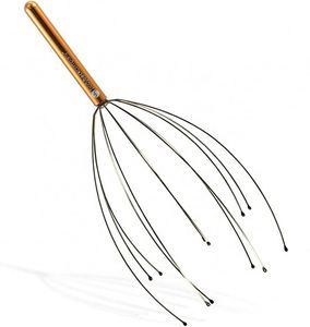 Masajeador de Cabeza de Metal con Cabezal de Araña y Alambre de Acero Inoxidable con Mango de Plástico - Product Image 5