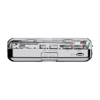 Lecteur de cassettes USB, convertisseur de cassettes MP3, Walkman audio numérique stéréo transparent avec prise pour écouteurs pour l'enregistrement sur PC