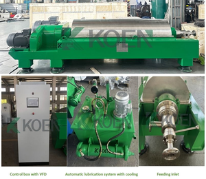 Centrífuga Decantadora Trifásica de Descarga Contínua LWS500 para Cristalização Química Corrosiva de Resíduos Óleo-água - Product Image 5