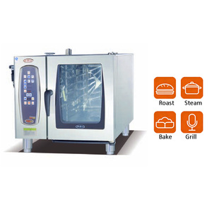 6-Layer 304 Stainless Steel Multi-Function <strong>Oven</strong> Roast Steam Bake Grill <strong>Combination</strong> Steamer <strong>Oven</strong> for Catering Business - Product Image 1