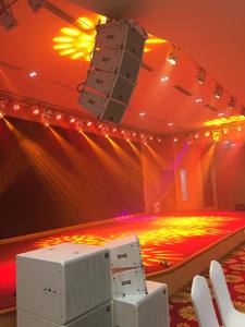 Apparecchiature sonore per palco da concerto impermeabili potenti attive da 10 pollici a due vie, altoparlanti per la chiesa - Product Image 3