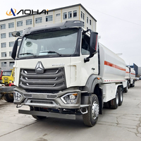 Camion-citerne HOWO NX 6x4 neuf 20000L avec transmission automatique, moteur diesel, débitmètre, enrouleur de tuyau et buse