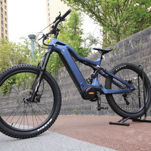 Cadre de vélo à moteur central en fibre de carbone T700, vélo de montagne tout suspendu, vélo électrique chinois, 160 nm, 1000 W, M620 Bafang, vélo électrique de montagne - Product Image 3