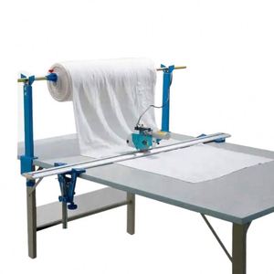 Semi-automatic Electric Cloth <b>Cutting</b> <b>Machine</b> with Automatic <b>Fabric</b> End Cutter Bearing New for Retail Industries & Used - Product Image 1