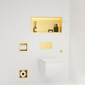 Niches de <span class=keywords><strong>Douche</strong></span> Murales Ultra Haute Qualité en Acier Inoxydable avec Éclairage LED, Personnalisables, Styles Variés pour Salle de Bain, Faible Commande Minimale - Product Image 3